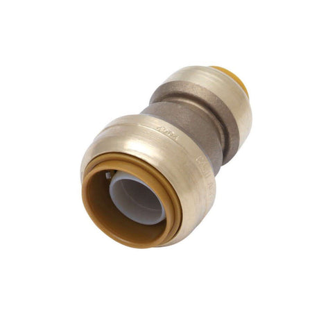 1in Push T x 3/4in D Push Brass Reducing Coupling U060LFA