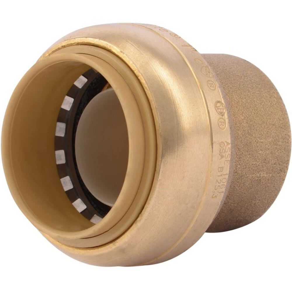 1in Push to Connect Brass End Cap U520LFA