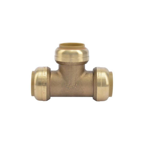 1in x 1in x 1in Push to Connect Brass Tee U374LFA