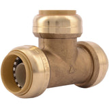 1in x 1in x 1in Push to Connect Brass Tee U374LFA