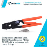 3 Handle PEX Clamp Tool with Orange Handle UC961