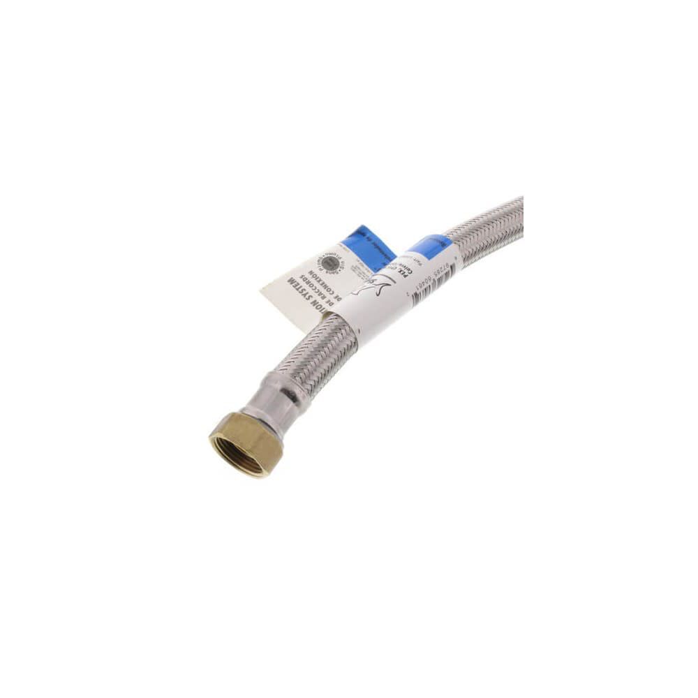 3/4 x 3/4 FIP x 18in Length Water Heater Connector U3088FLEX18BVLF