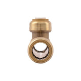 3/4 x 3/4 x 3/4in Push to Connect Brass Push Slip Tee U3370LFA