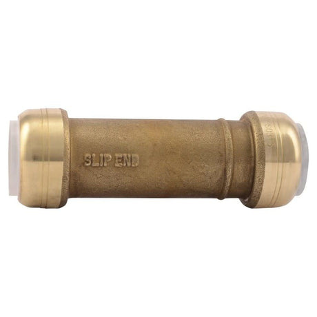 3/4in PVC x 3/4in PVC Brass Slip Coupling UIP3016A