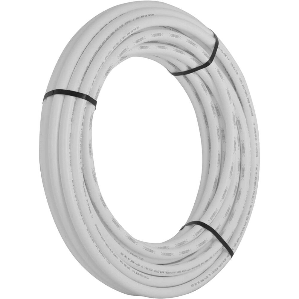 3/4in x 100' White Polyethylene PEX Coil Tubing U870W100