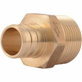 3/4in x 3/4in MNPT Brass Crimp Male Connector UC134LFA10