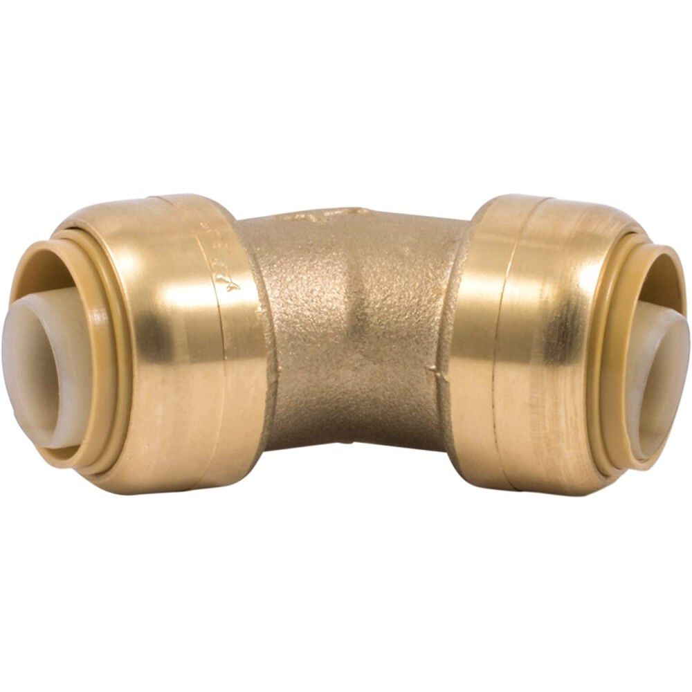 3/4in x 3/4in Push to Connect Brass 45 Deg Elbow U656LFA