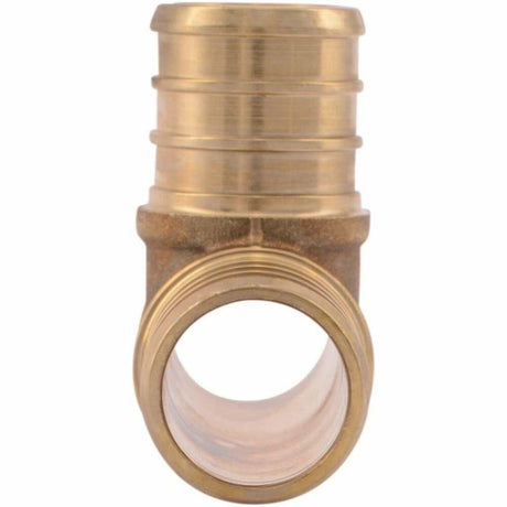 3/4in x 3/4in x 3/4in PEX Brass Crimp Tee UC370LFA10