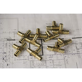 3/4in x 3/4in x 3/4in PEX Brass Crimp Tee UC370LFA10