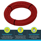 3/4in x 50' Red Polyethylene PEX Coil Tubing U870R50