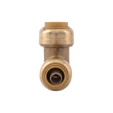 3/8 x 3/8 x 1/2in Push to Connect Brass Reducing Tee U364LFA