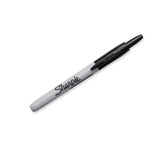 Black Plastic Barrel Fine Point Retractable Permanent Marker 32721PP