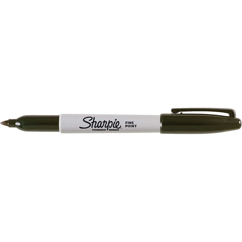 The Original Black Plastic Barrel Fine Point Permanent Marker 30101PP