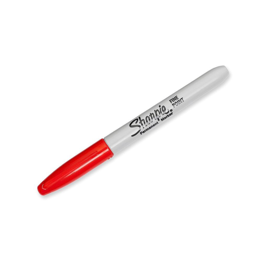 The Original Red Plastic Barrel Fine Point Permanent Marker 30102PP