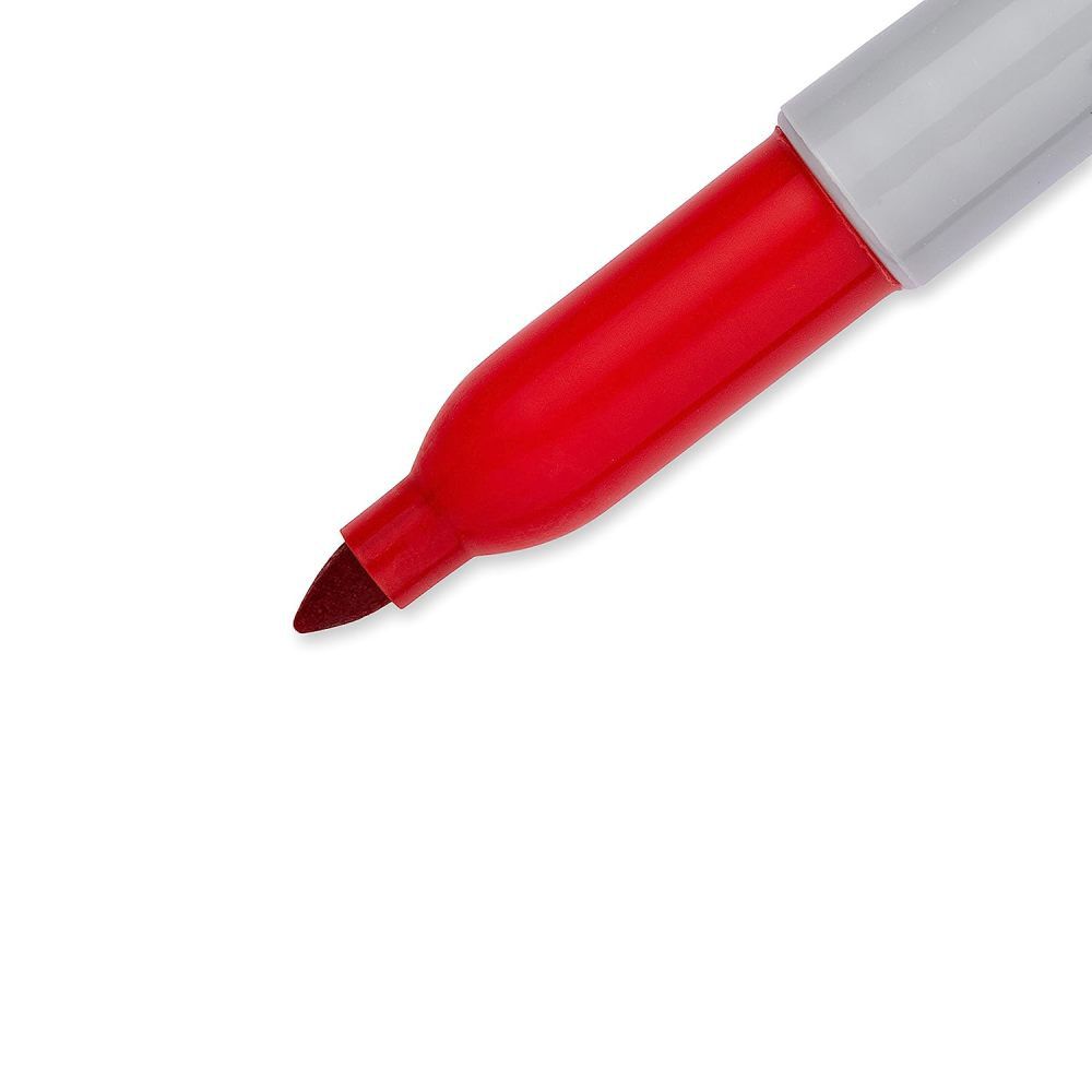 The Original Red Plastic Barrel Fine Point Permanent Marker 30102PP