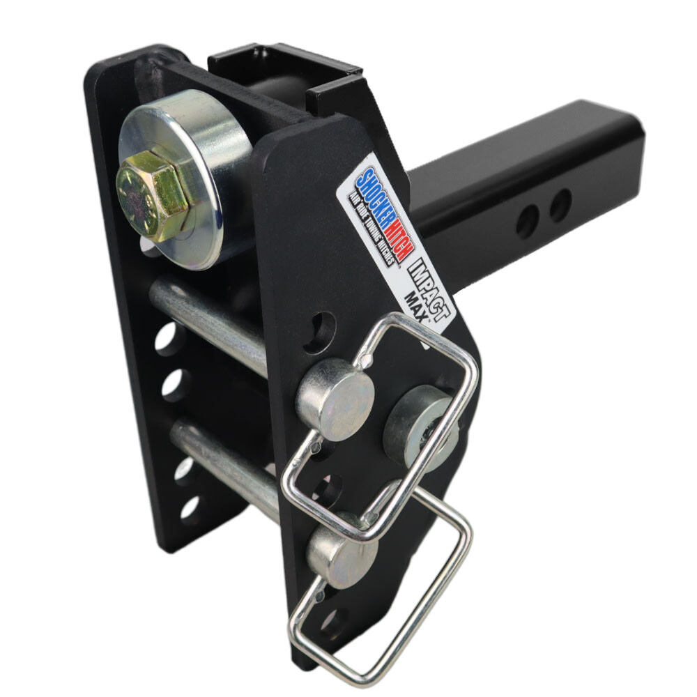 20K Impact Max 2 Inch Cushion Hitch & Clevis Pin Mount with 1-1/2 Inch Holes SH-C100-360