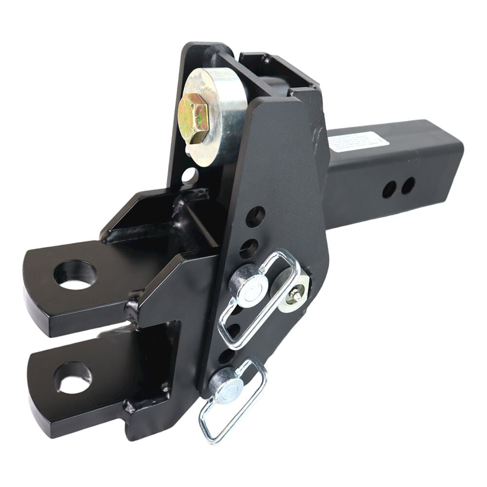 20K Impact Max 2 Inch Cushion Hitch & Clevis Pin Mount with 1-1/2 Inch Holes SH-C100-360