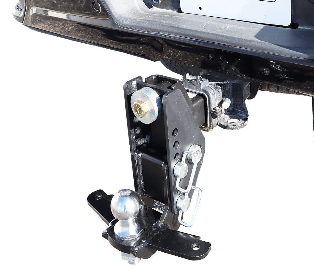 20K Impact Max 2 Inch Cushion Hitch & Drop Sway Bar Tab Ball Mount 2-5/16 Inch Hitch Balls SH-C100-320-25SC