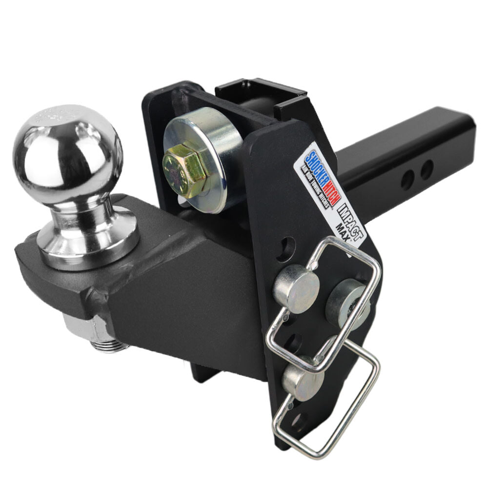 20K Impact Max 2 Inch Cushion Hitch & Raised Ball Mount 2-5/16 Inch Hitch Ball SH-C100-310-25