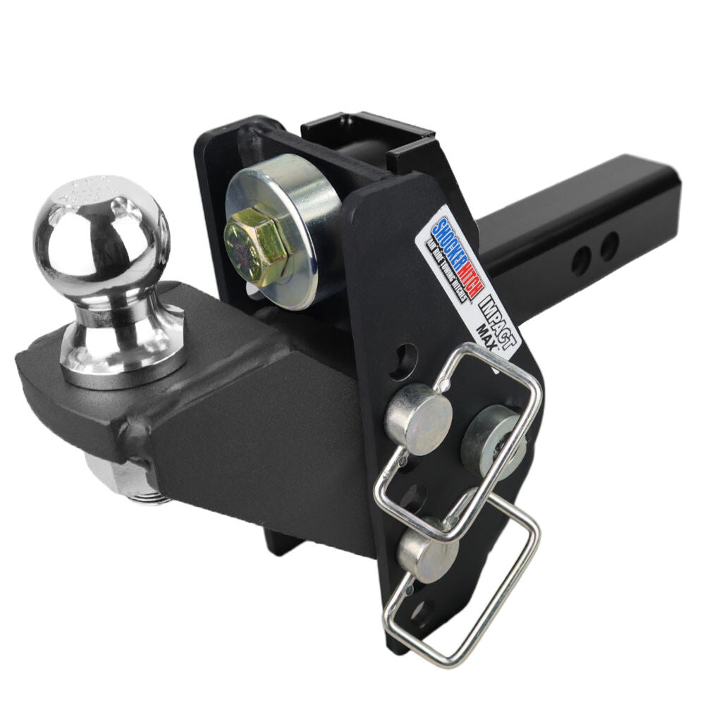 20K Impact Max 2 Inch Cushion Hitch & Raised Ball Mount 2 Inch Hitch Ball SH-C100-310-2