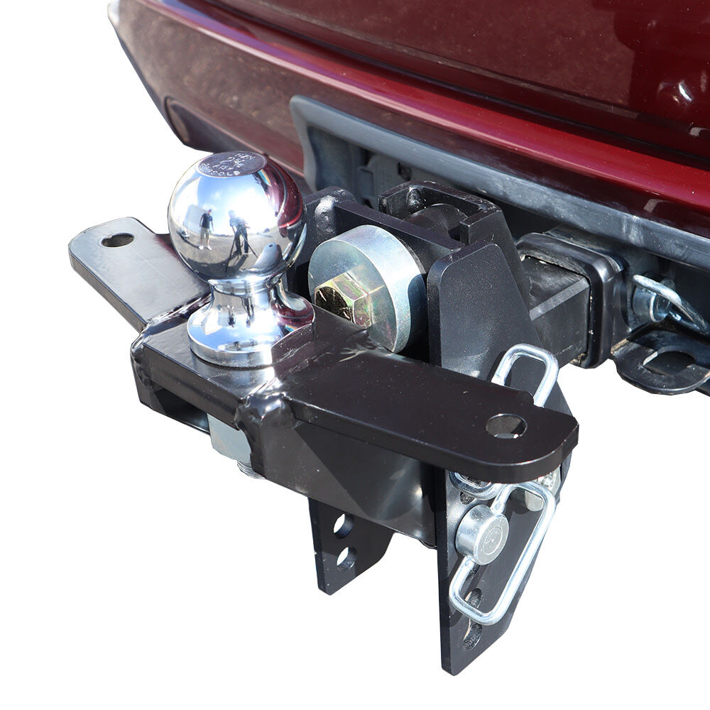 20K Impact Max 2 Inch Cushion Hitch & Raised Sway Bar Tab Ball Mount 2-5/16 Inch Hitch Balls SH-C100-310-25SC