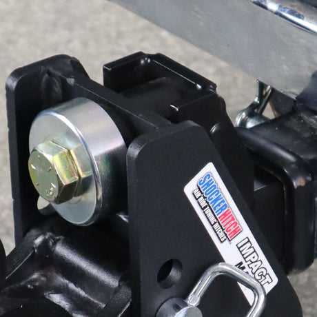 20K Impact Max 2 Inch Cushion Hitch & Silver Combo Ball Mount with 2 Inch & 2-5/16 Inch Hitch Balls SH-C100-340