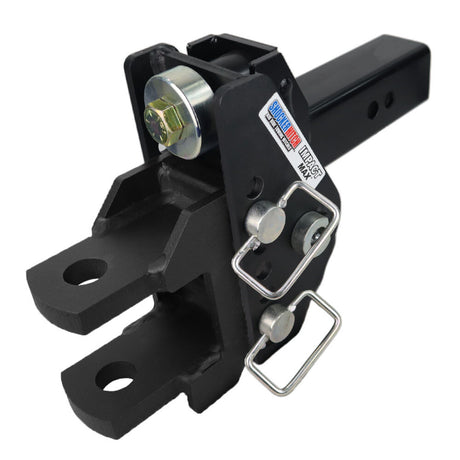 20K Impact Max 2.5 Inch Cushion Hitch & Clevis Pin Mount with 1-1/2 Inch Holes SH-C125-360