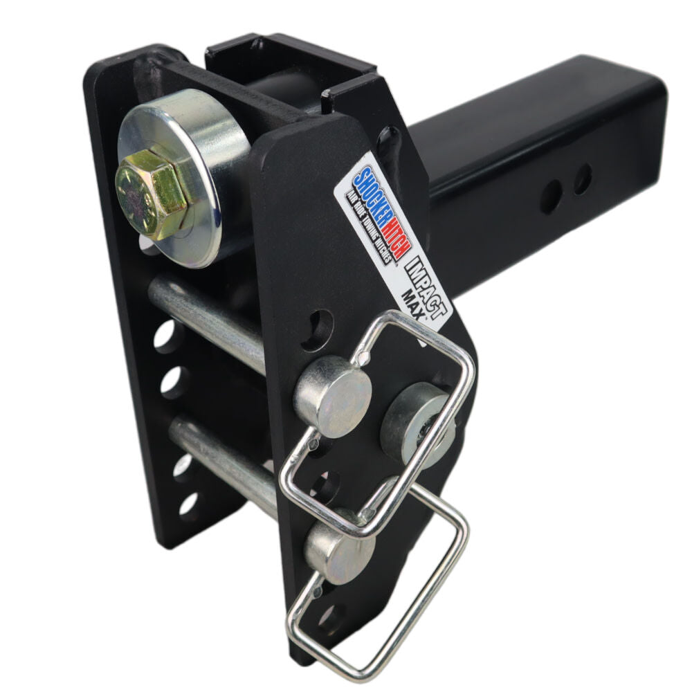 20K Impact Max 2.5 Inch Cushion Hitch & Clevis Pin Mount with 1-1/2 Inch Holes SH-C125-360