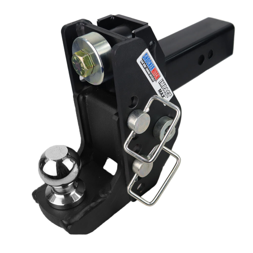 20K Impact Max 2.5 Inch Cushion Hitch & Drop Ball Mount 2-5/16 Inch Hitch Ball SH-C125-320-25