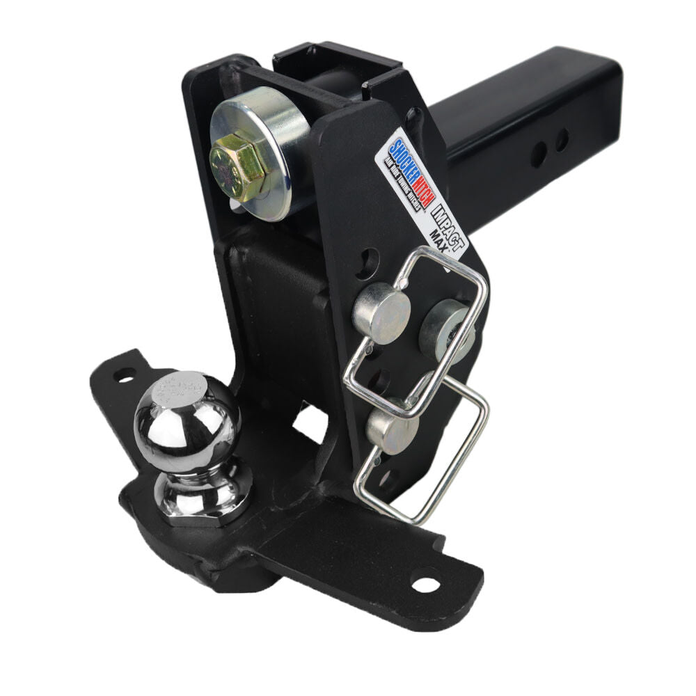 20K Impact Max 2.5 Inch Cushion Hitch & Drop Sway Bar Tab Ball Mount 2-5/16 Inch Hitch Balls SH-C125-320-25SC