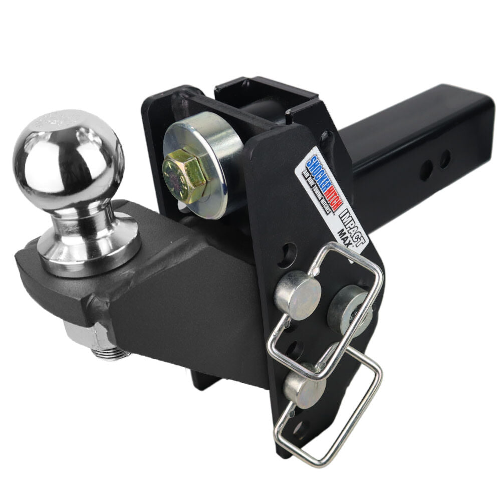 20K Impact Max 2.5 Inch Cushion Hitch & Raised Ball Mount 2-5/16 Inch Hitch Ball SH-C125-310-25