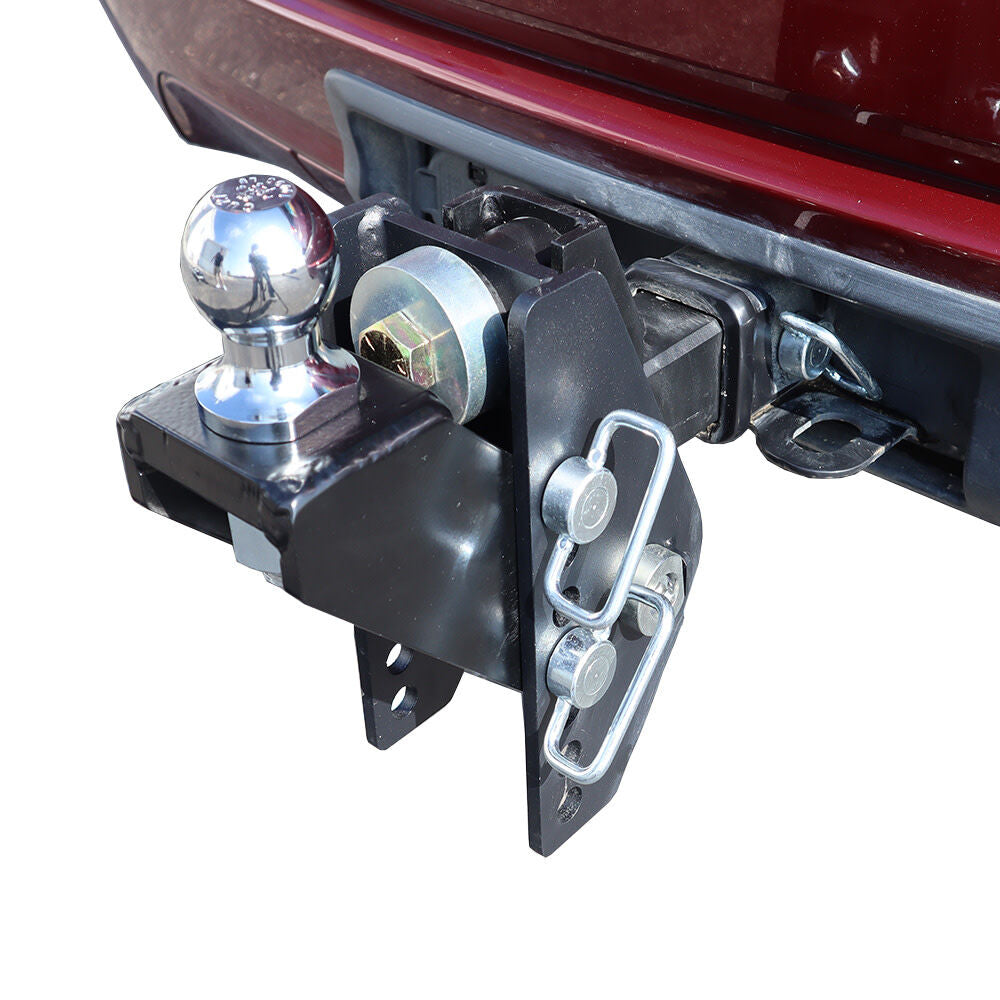 20K Impact Max 2.5 Inch Cushion Hitch & Raised Ball Mount 2 Inch Hitch Ball SH-C125-310-2