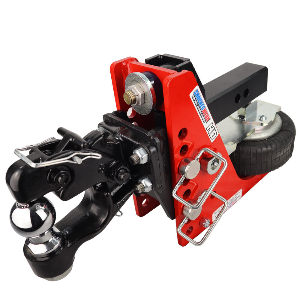 HD 20K 2 Inch Air Hitch with 16K Pintle & 2 Inch Ball SH-HD636-200-2