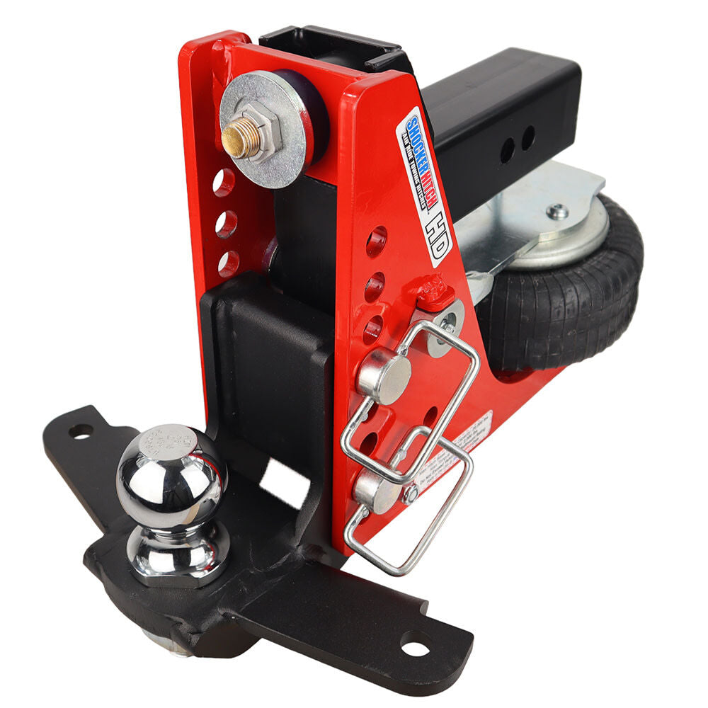 HD 20K 2 Inch Air Receiver Hitch & Drop Sway Bar Tab Ball Mount 2-5/16 Inch Hitch Balls SH-HD640-200-25SC