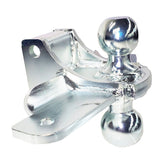 HD 20K 2 Inch Air Receiver Hitch & Silver Combo Sway Bar Tab Ball Mount 2 Inch & 2-5/16 Inch Hitch Balls SH-HD620-200SC