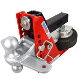 HD 20K 2 Inch Air Receiver Hitch & Silver Combo Sway Bar Tab Ball Mount 2 Inch & 2-5/16 Inch Hitch Balls SH-HD620-200SC