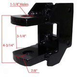 HD 20K 2.5 Inch Air Receiver Hitch & Clevis Pin Mount with 1-1/2 Inch Holes SH-HD660-250