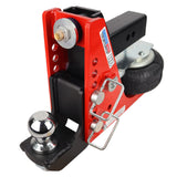 HD 20K 2.5 Inch Air Receiver Hitch & Drop Ball Mount 2-5/16 Inch Hitch Ball SH-HD640-250-25