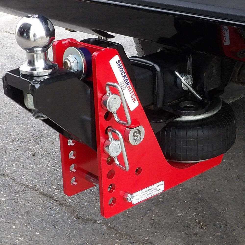 HD 20K 2.5 Inch Air Receiver Hitch & Raised Ball Mount 2-5/16 Inch Hitch Ball SH-HD610-250-25