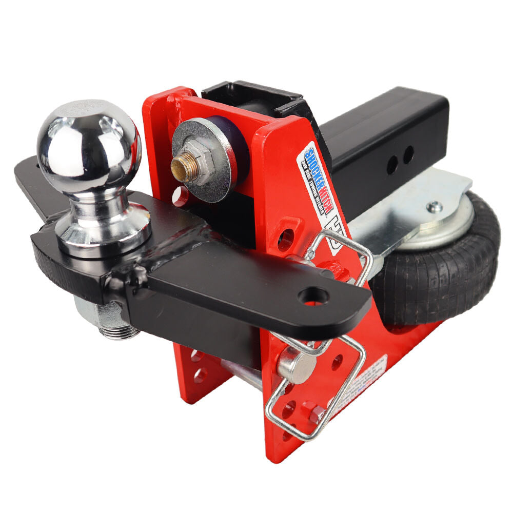 HD 20K 2.5 Inch Air Receiver Hitch & Raised Sway Bar Tab Ball Mount 2-5/16 Inch Hitch Balls SH-HD610-250-25SC