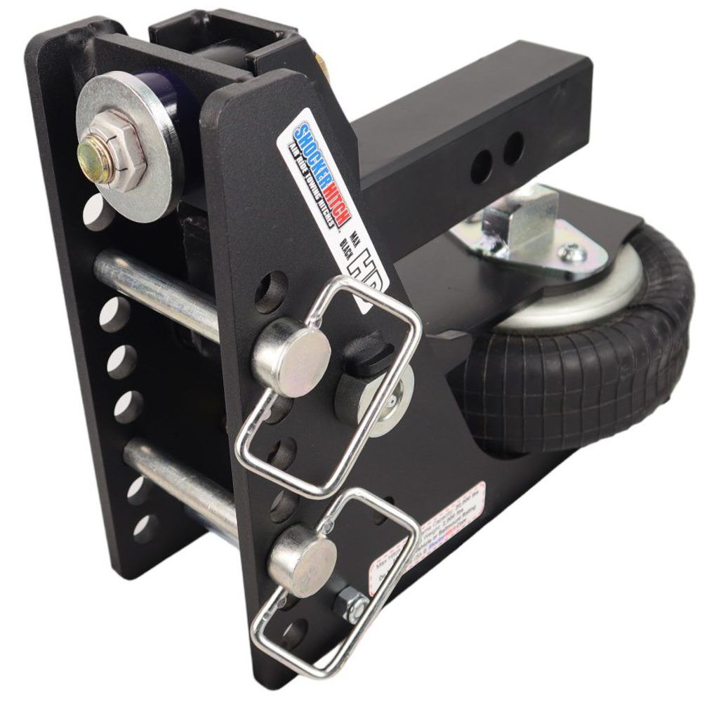 HD 20K Max Black 2 Inch Air Hitch with 16K Pintle & 2 Inch Ball SH-HDMB636-200-2