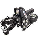 HD 20K Max Black 2 Inch Air Hitch with 16K Pintle & 2 Inch Ball SH-HDMB636-200-2