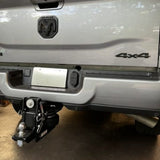 HD 20K Max Black 2 Inch Air Receiver Hitch & Drop Ball Mount 2-5/16 Inch Hitch Ball SH-HDMB640-200-25