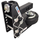 HD 20K Max Black 2 Inch Air Receiver Hitch & Raised Ball Mount 2 Inch Hitch Ball SH-HDMB610-200-2