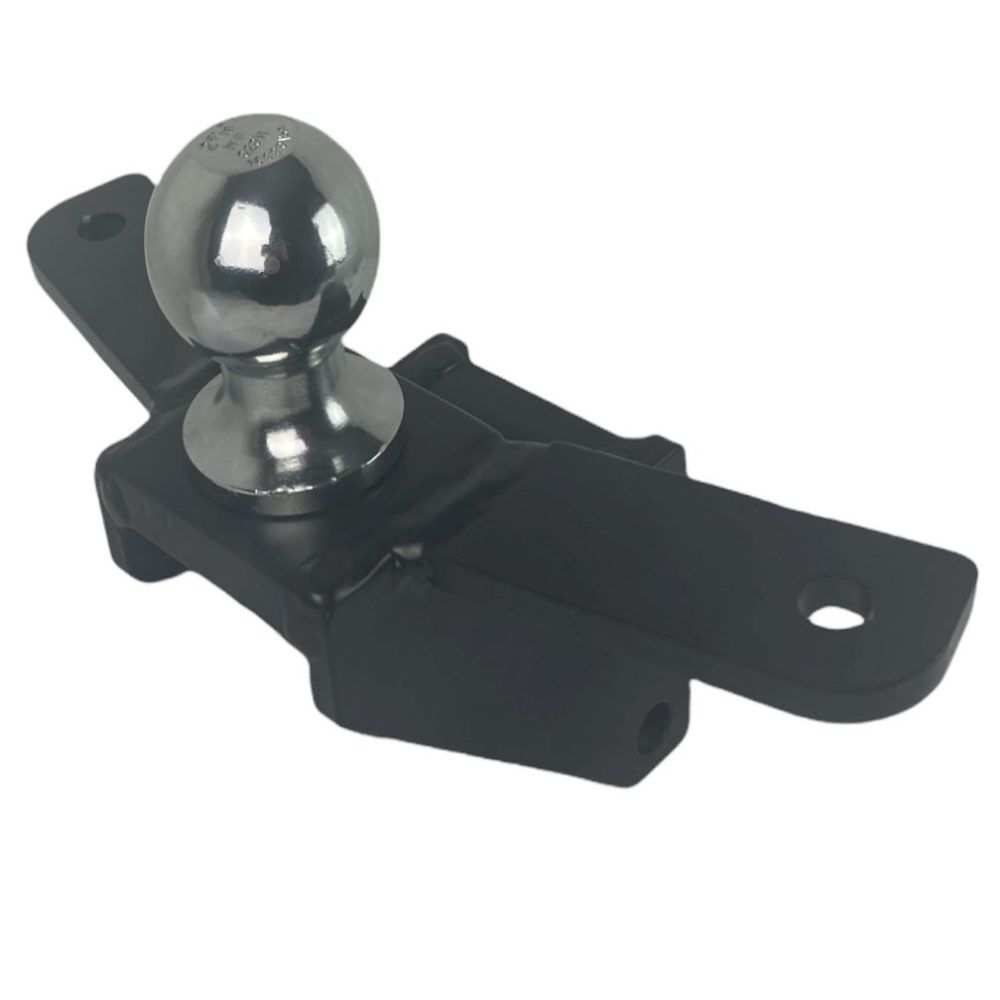 HD 20K Max Black 2 Inch Air Receiver Hitch & Raised Sway Bar Tab Ball Mount 2-5/16 Inch Hitch Balls SH-HDMB610-200-25SC