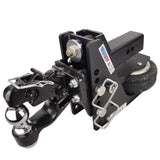 HD 20K Max Black 2.5 Inch Air Hitch with 16K Pintle & 2 Inch Ball SH-HDMB636-250-2