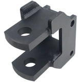 HD 20K Max Black 2.5 Inch Air Receiver Hitch & Clevis Pin Mount with 1-1/2 Inch Holes SH-HDMB660-250