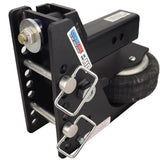 HD 20K Max Black 2.5 Inch Air Receiver Hitch & Raised Ball Mount 2 Inch Hitch Ball SH-HDMB610-250-2