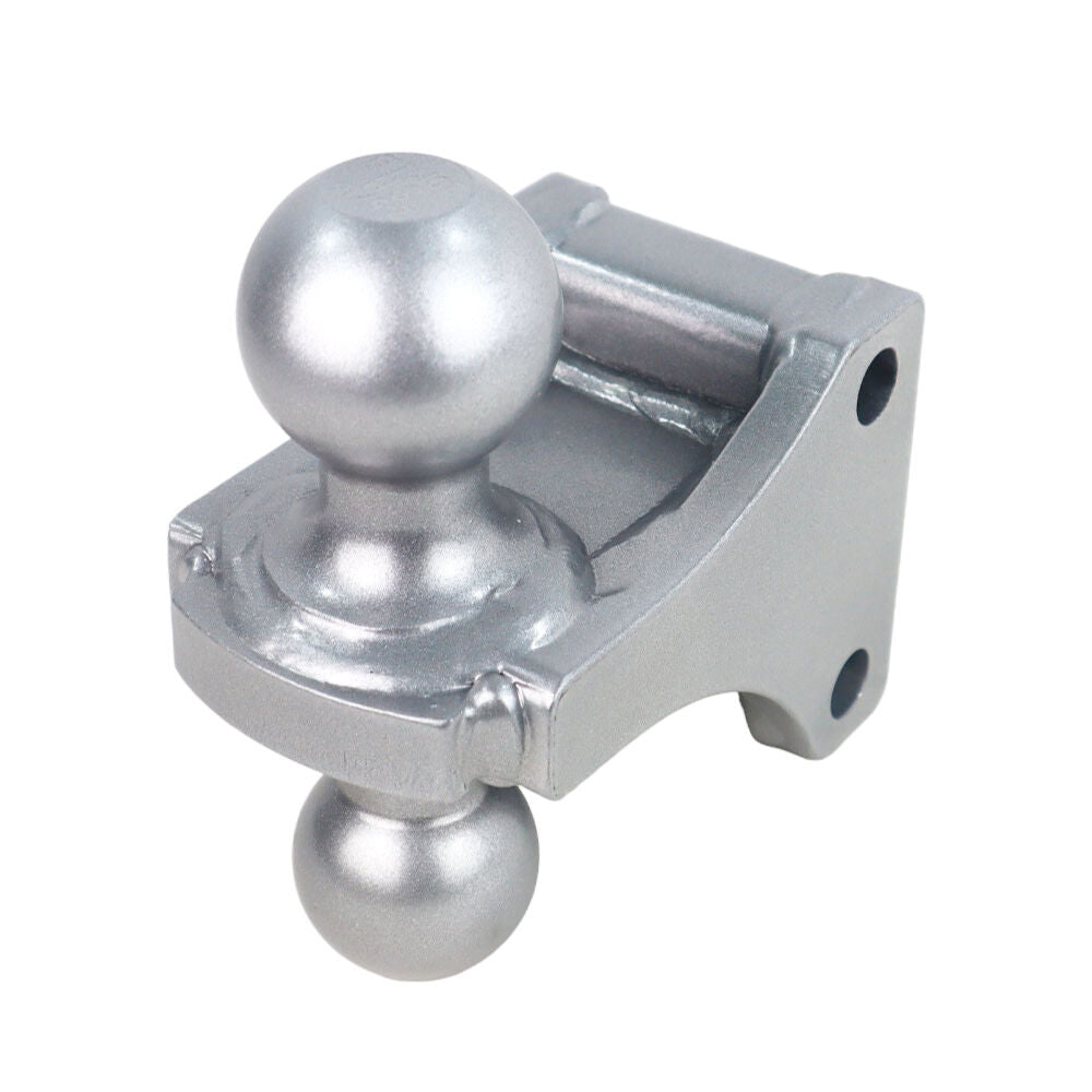 Impact 12K 2 Inch Cushion Hitch & Silver Combo Ball Mount with 2 Inch & 2-5/16 Inch Hitch Balls SH-100-340