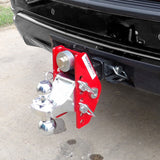 Impact 12K 2 Inch Cushion Hitch & Silver Combo Ball Mount with 2 Inch & 2-5/16 Inch Hitch Balls SH-100-340